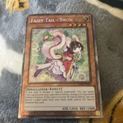 Fairy Tail - Snow 1st Edition Platinum Secret Rare RA04-EN269 Yu-Gi-Oh! - Image 1