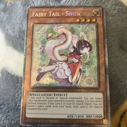 Fairy Tail - Snow 1st Edition Platinum Secret Rare RA04-EN269 Yu-Gi-Oh! - Image 2