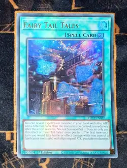 YUGIOH Fairy Tail Tales (GFTP-EN010) Ultra Rare 1st Edition Near Mint - Image 1