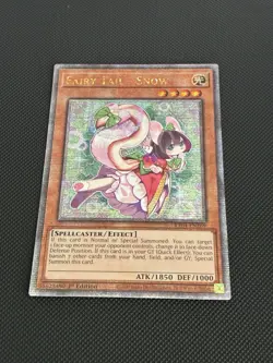 Yugioh! Fairy Tail - Snow RA04-EN269 Quarter Century Secret Rare 1st Edition NM - Image 1