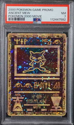2000 Pokemon Ancient Mew PSA 7 NM Pokemon Movie Game Promo Double Holo Card - Image 3