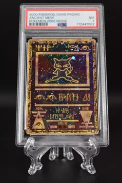 2000 Pokemon Ancient Mew PSA 7 NM Pokemon Movie Game Promo Double Holo Card - Image 4