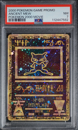 2000 Pokemon Ancient Mew PSA 7 NM Pokemon Movie Game Promo Double Holo Card - Image 5