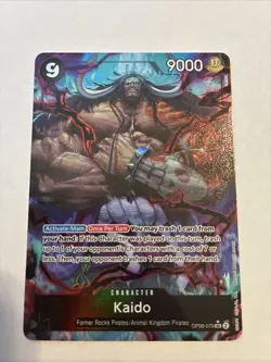 Kaido One Piece CCG TCG OP08-079 Super Rare Alt Art Full Art Two Legends - Image 1