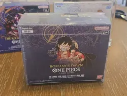 One Piece OP-01 Romance Dawn Sealed English Booster Box White Bottom With Case - Image 1