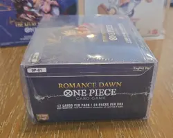 One Piece OP-01 Romance Dawn Sealed English Booster Box White Bottom With Case - Image 3