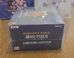 One Piece OP-01 Romance Dawn Sealed English Booster Box White Bottom With Case - Image 5