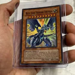 Rare Blue Eyes Shining Dragon MOV-EN001 Limited Edition Yu-Gi-Oh! Foil HP Card - Image 2
