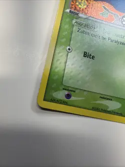 LP Zubat 83/107 EX Deoxys Stamped Reverse Holo Common Pokemon TCG Card - Image 2