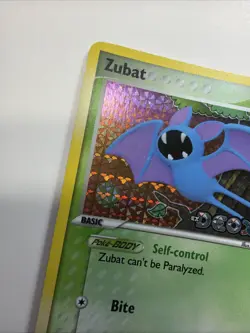 LP Zubat 83/107 EX Deoxys Stamped Reverse Holo Common Pokemon TCG Card - Image 5