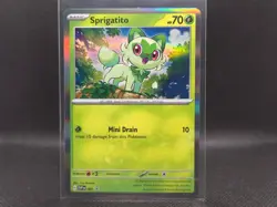 Sprigatito 001 Sv: Scarlet & Violet Promo Cards Holo - Image 1