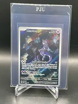 Mewtwo 052 Scarlet & Violet: 151 (UPC) Black Star Promo Holo Pokemon Card LP+/NM - Image 5