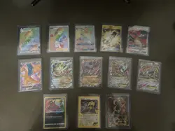 Pokemon TCG 13-Card Lot EX GX Holo Foil English Charizard WOTC + More - Image 1