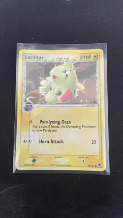 Larvitar - 52/101 - Reverse Holo - Dragon Frontiers - Pokemon Card - LP - Image 1