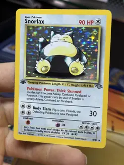 1st Edition Snorlax 11/64 Jungle 1999 Holo Rare WOTC Pokemon Card TCG - Image 4