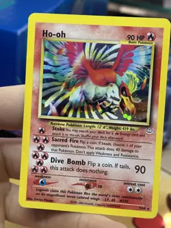 Ho-oh 7/64 Neo Revelation 2000 Holo Rare WOTC Pokemon Card TCG - Image 4