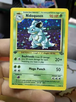#2 1st Edition Nidoqueen 7/64 Jungle 1999 Holo Rare WOTC Pokemon Card TCG - Image 3