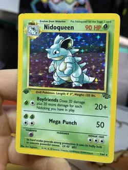 #2 1st Edition Nidoqueen 7/64 Jungle 1999 Holo Rare WOTC Pokemon Card TCG - Image 4