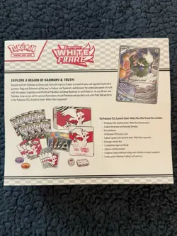 Pokemon Scarlet & Violet White Flare Elite Trainer Box Sealed Promo Card - Image 3