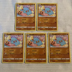 Lot of 5, Pokemon PHANPY 086/185 cards, M/NM 2020 - Image 1