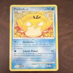 Pokemon Psyduck Platinum 87/127 Regular Common Basic 60HP English TCG Card - Image 1