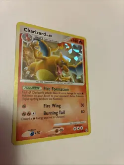 Pokemon TCG Charizard LV.60 Platinum Arceus Holo Rare Card 1/99 - Image 2