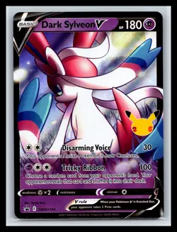 SWSH: Sword & Shield Promo Cards #SWSH134 Dark Sylveon V - Image 1