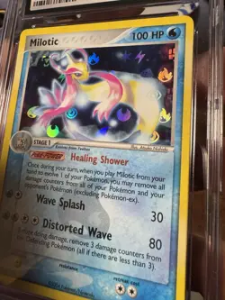 PSA 9 Milotic 12/101 Reverse Foil Hidden Legends EX Pokemon Card MINT - Image 2