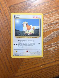 Pokemon TCG Pidgey Card Base Set, Lightly Played, 57/102 - Image 1