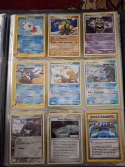 ALBUM RACCOGLITORE POKEMON + 126 CARDS - CARTE HOLO REVERSE COMUNI TRADING - Image 3