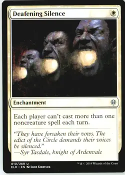 Deafening Silence 10 Uncommon Throne of Eldraine Lightly Played - Image 2