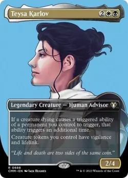 ~ Teysa Karlov (Borderless) ~ NM Foil ~ Commander Masters ~ MTG ~ - Image 1