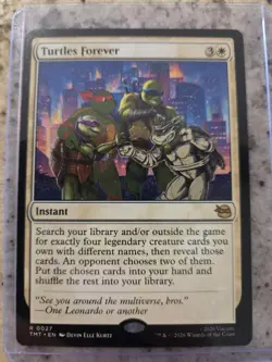 Turtles Forever 0027 Rare Non Foil Instant MTG TMNT - Image 1