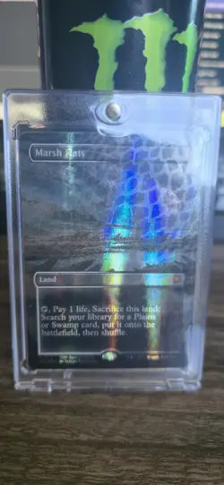 Marsh Flats (Borderless) (Dragonscale Foil) Special Guests Foil - Image 1
