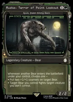 Ayula, Queen Among Bears "Ruzka, Terror of Point Lookout" - Showcase PIP NM MTG - Image 1