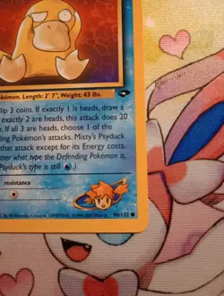 Pokemon TCG Misty's Psyduck Gym Challenge, 1st Edition Common Card 90/132 - Image 3