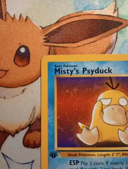 Pokemon TCG Misty's Psyduck Gym Challenge, 1st Edition Common Card 90/132 - Image 5
