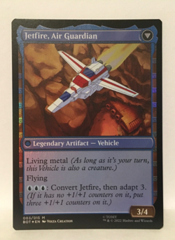 MtG Magic the Gathering Transformers Jetfire, Ingenious Scientist Foil - Image 2