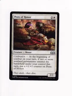 2023 MTG MAGIC THE GATHERING WILDS OF ELDRAINE PESTS OF HONOR - Image 1