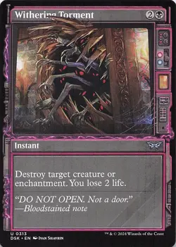 Withering Torment (Showcase) Duskmourn: House of Horror Regular - Image 1