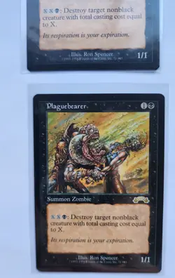 Plaguebearer x 4 Magic the Gathering: Exodus (LP) - Image 3