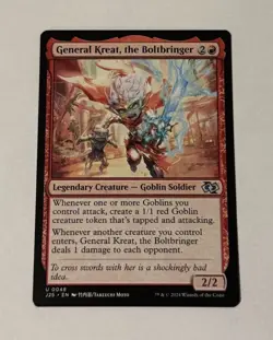 MTG General Kreat, the Boltbringer - Foundations Jumpstart (Anime) NM - Image 1
