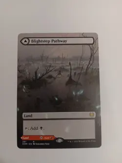 Blightstep Pathway 291 Kaldheim Rare Land English MTG Borderless - Image 1