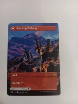 Blightstep Pathway 291 Kaldheim Rare Land English MTG Borderless - Image 2