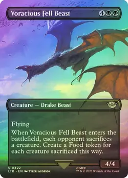 MTG - Voracious Fell Beast - Foil - Lord of the Rings - Magic the Gathering - Image 1