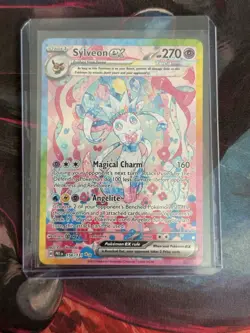 Pokemon SV Prismatic Evolutions Sylveon EX SIR 156/131 Special Illustration Rare - Image 3