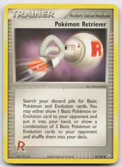 Pokemon Retriever Uncommon Normal Team Rocket Returns 84/109 DMG - Image 1