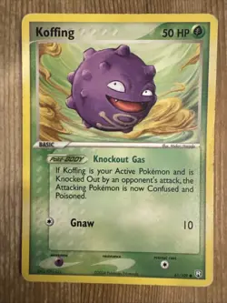 Koffing 61/109 Common Team Rocket Returns Pokemon Card 2004 DMG - Image 1