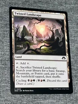 Twisted Landscape 0232 Modern Horizons 3 MH3 MTG Magic The Gathering NM - Image 1