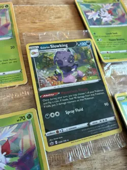 4x Shaymin 015/185 + Galarian Slowpoke 098/198 Cosmos Holo Promo Pokemon SEALED - Image 3